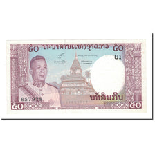 Biljet, Laos, 50 Kip, 1963, KM:12a, SPL