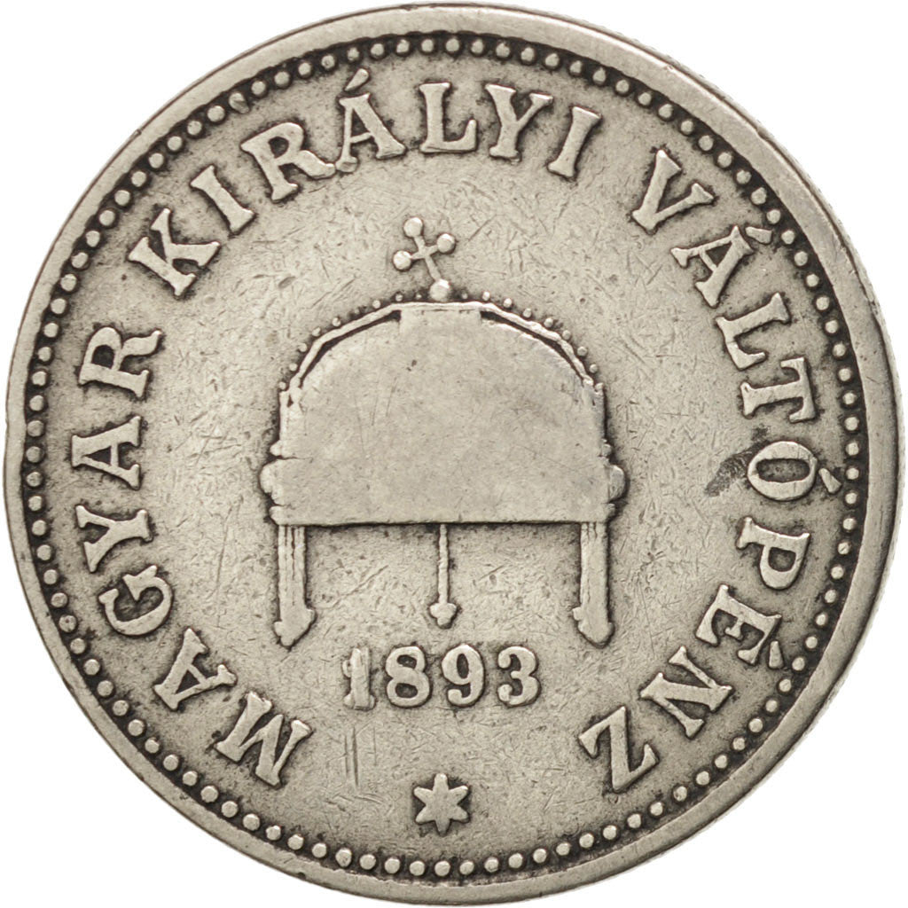 Hongrie, François Joseph, 20 Fillér 1893 Kremnitz, KM 483