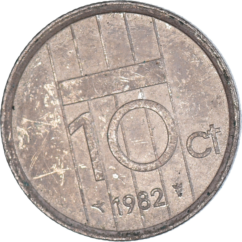 Moneta, Paesi Bassi, 10 Cents, 1982
