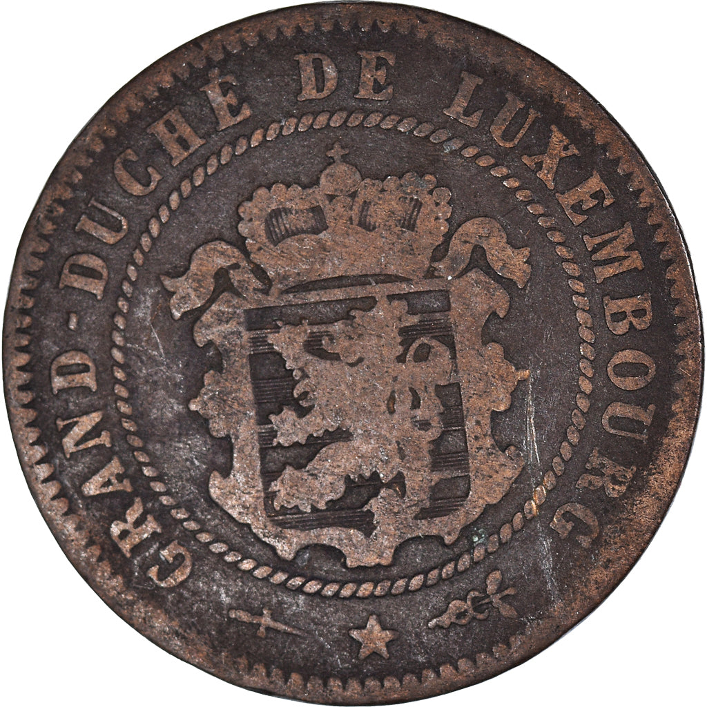 Coin, Luxembourg, 5 Centimes, 1854