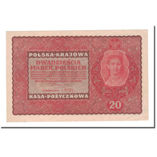 Banknote, Poland, 20 Marek, 1919, 1919-08-23, KM:26, EF(40-45)