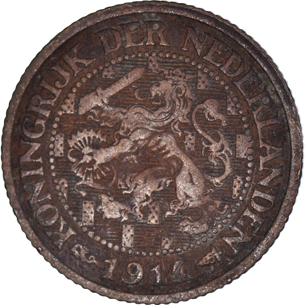 Moeda, Países Baixos, Cent, 1914