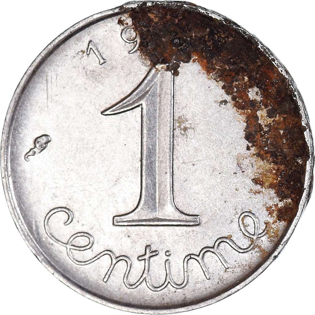 Moeda, França, 1 Centime, Undated
