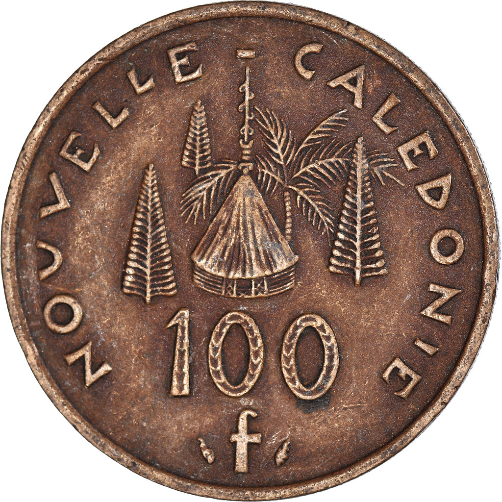Moneta, Nuova Caledonia, 100 Francs, 1976