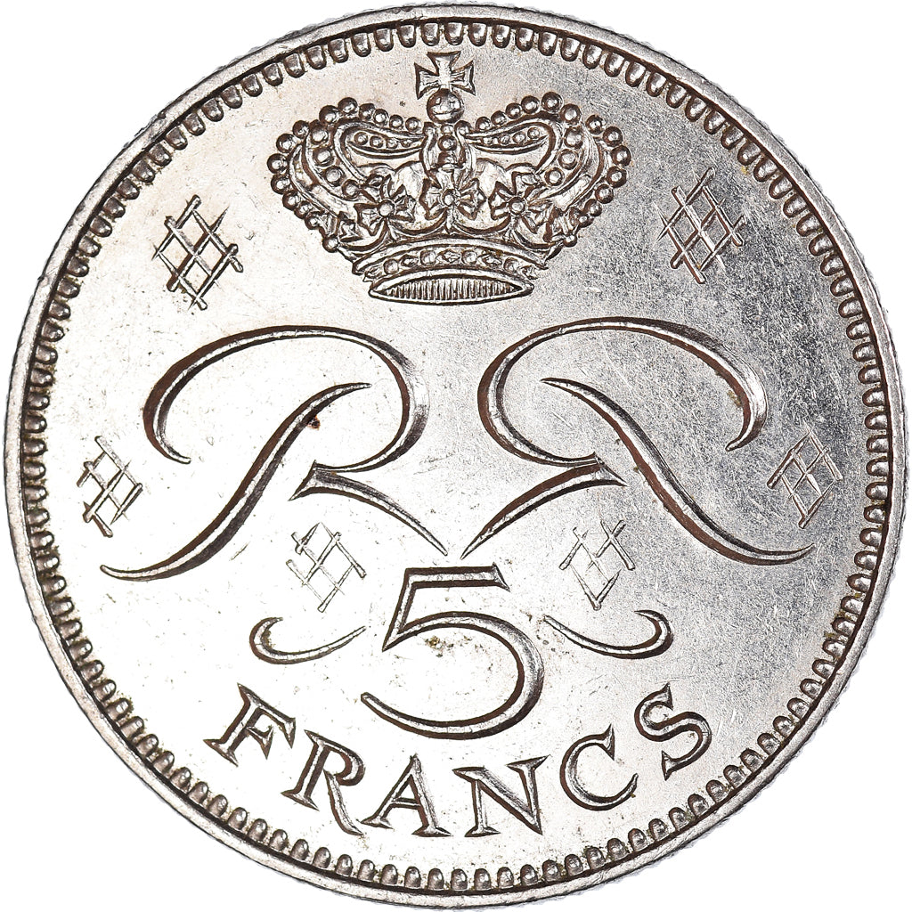 Monnaie, Monaco, 5 Francs, 1971