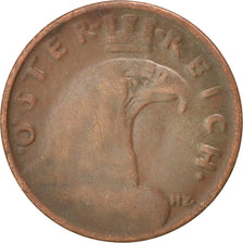 AUSTRIA, Groschen, 1938, KM #2836, EF(40-45), Bronze, 17, 1.62