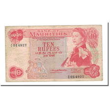 Banknote, Mauritius, 10 Rupees, KM:31a, VF(20-25)