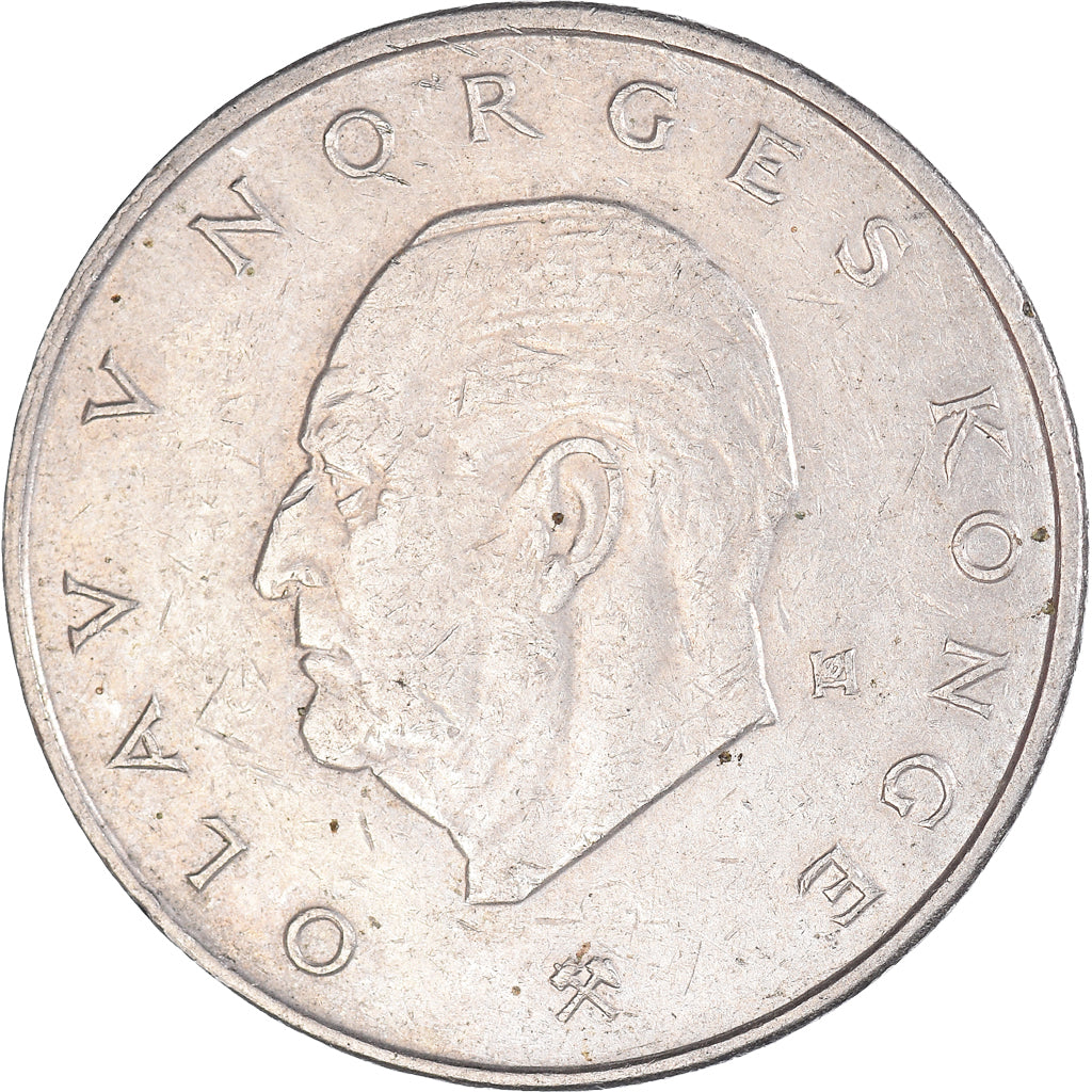Moeda, Noruega, 5 Kroner, 1977