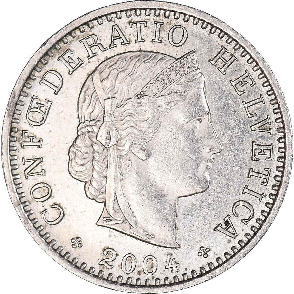 Moeda, Suíça, 20 Rappen, 2004