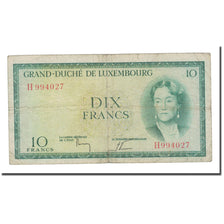 Banknote, Luxembourg, 10 Francs, Undated (1954), KM:48a, VF(20-25)