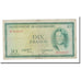 Banknot, Luksemburg, 10 Francs, Undated (1954), KM:48a, VF(20-25)