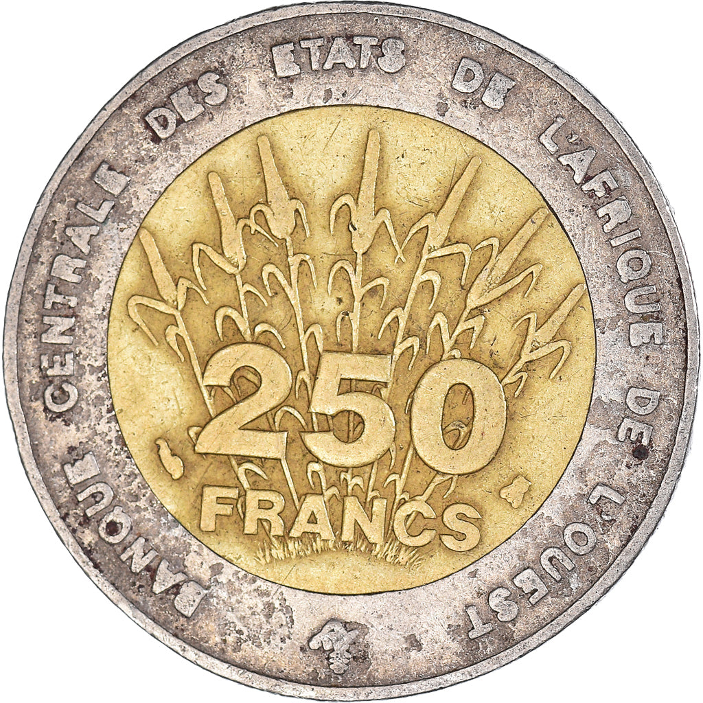 Coin, West African States, 250 Francs, 1996