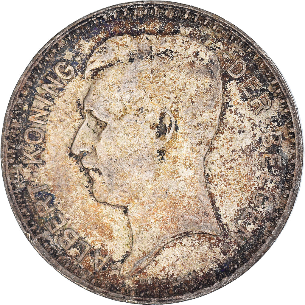 Moneda, Bélgica, 20 Francs, 20 Frank, 1934