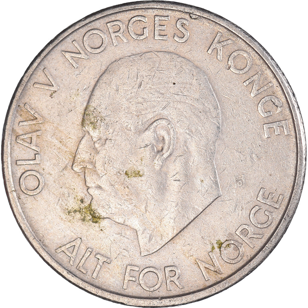 Moneta, Norwegia, 5 Kroner, 1965