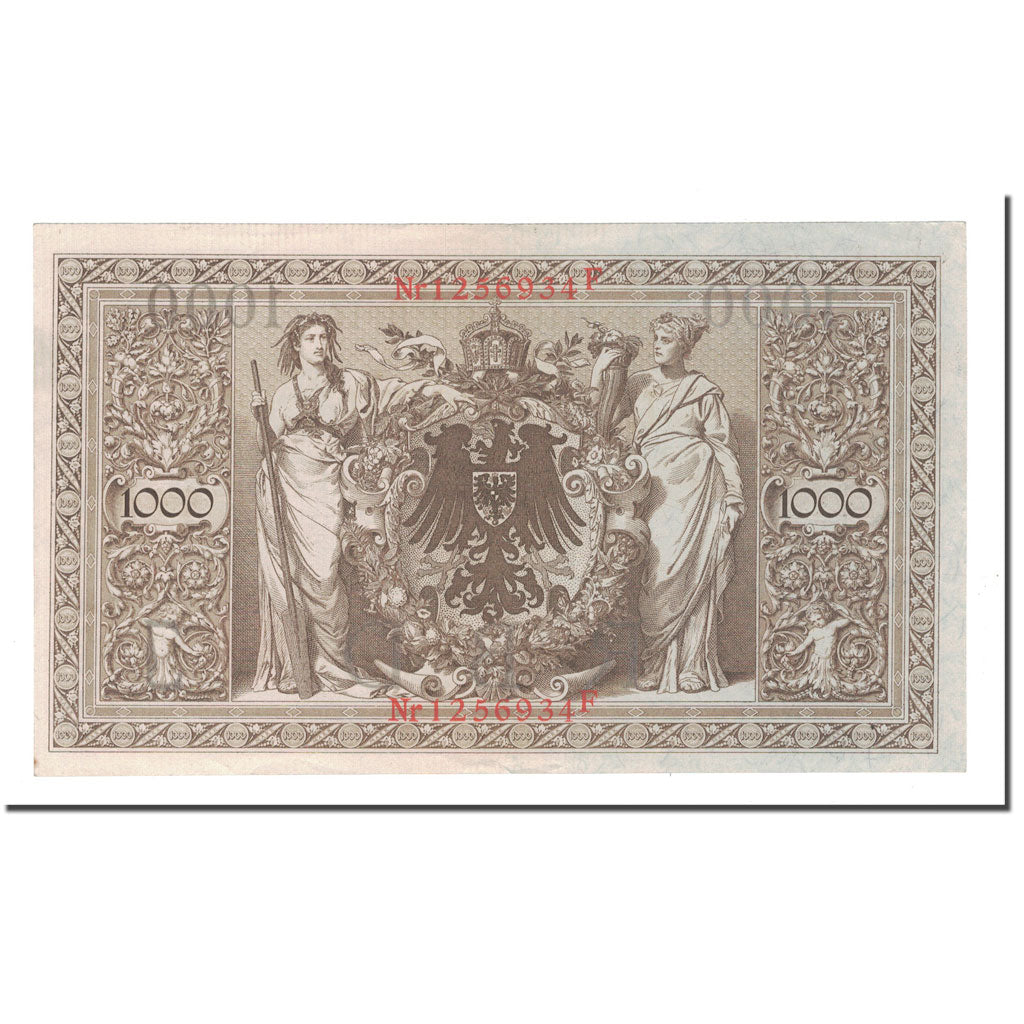 Banknote, Germany, 1000 Mark, 1910, 1910-04-21, KM:44b, AU(50-53)