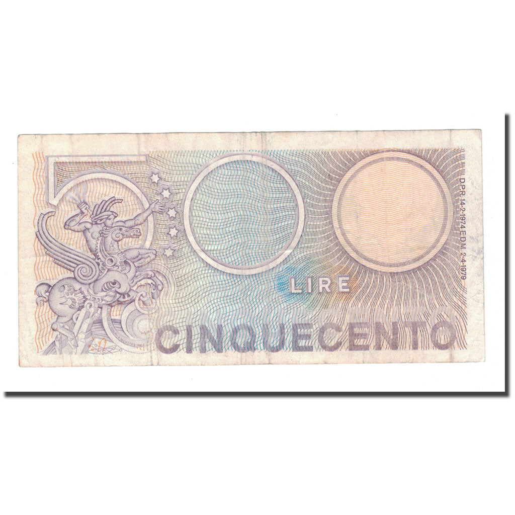 Banknote, Italy, 500 Lire, 1979, 1979-04-02, KM:94, VF(30-35)