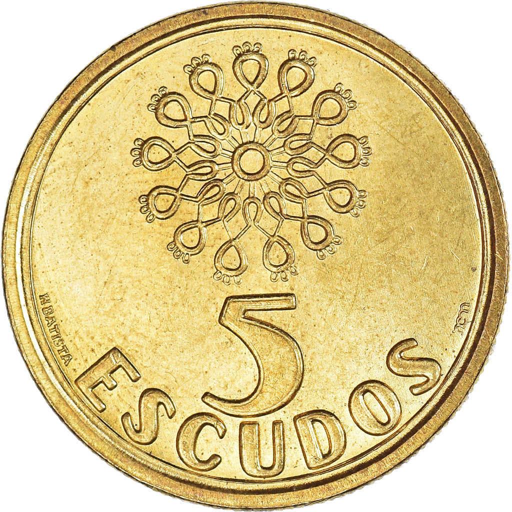 Moneda, Portugal, 5 Escudos, 1996