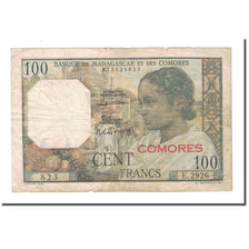 Banknote, Comoros, 100 Francs, KM:3b, VF(20-25)