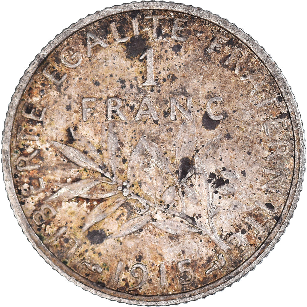 Moneta, Francja, Franc, 1915