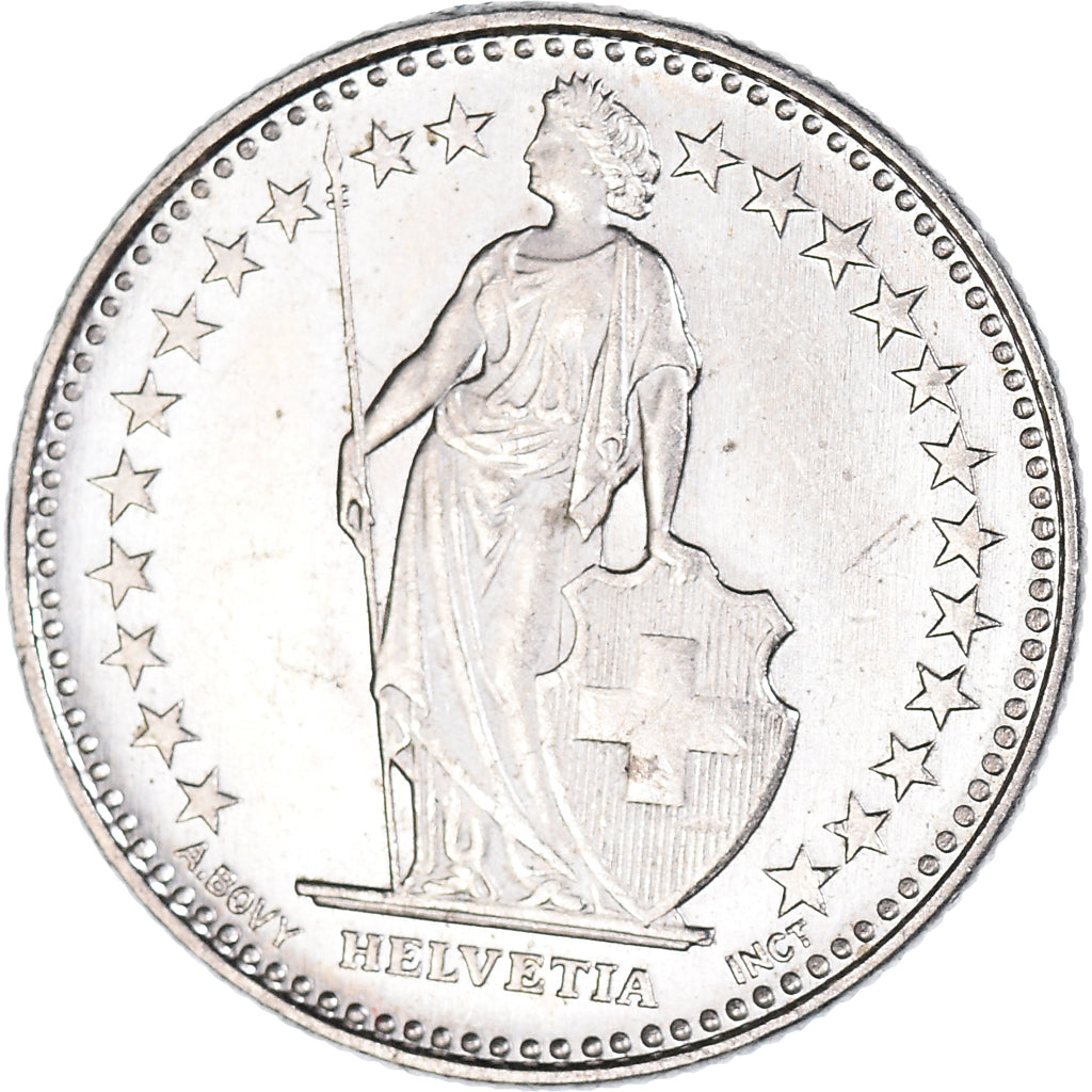 Moeda, Suíça, 1/2 Franc, 2015