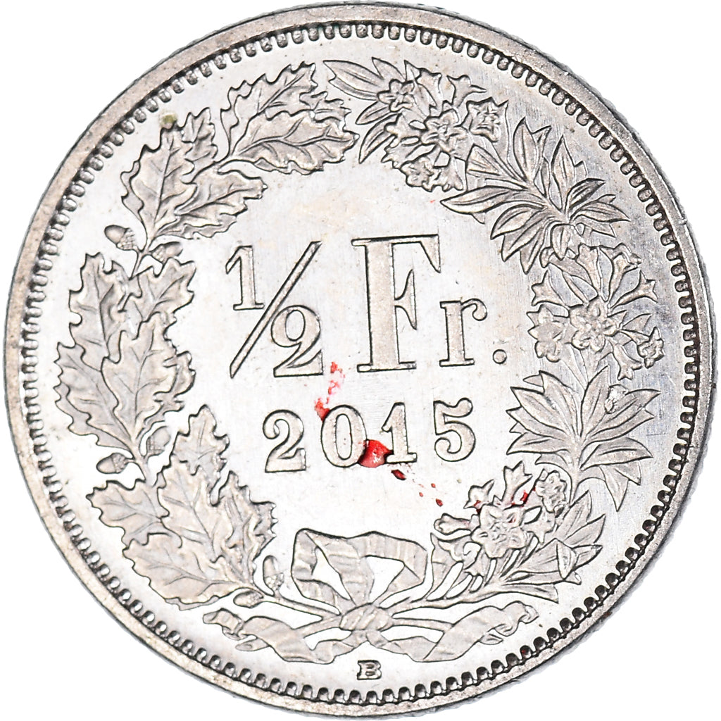 Moeda, Suíça, 1/2 Franc, 2015