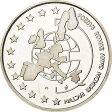 Belgium, Medal, 5 Ecu, Politics, Society, War, 1997, Jake, MS(63), Silver