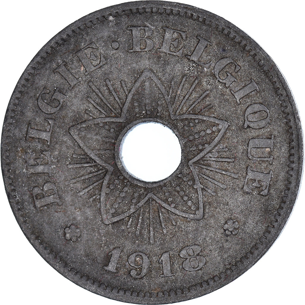 Coin, Belgium, 50 Centimes, 1918