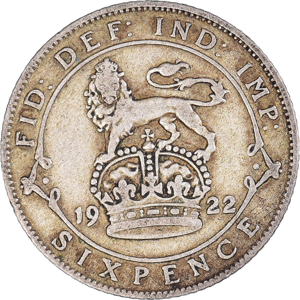 Moneta, Gran Bretagna, 6 Pence, 1922
