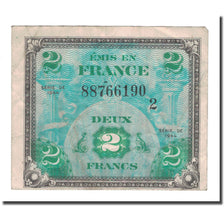 France, 2 Francs, 1944, TB+, Fayette:VF16.1, KM:114a