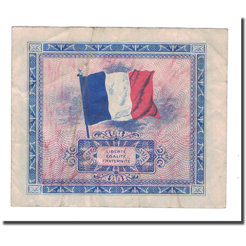 France, 2 Francs, 1944, VF(30-35), Fayette:VF16.1, KM:114a