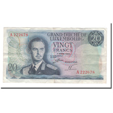 Banknote, Luxembourg, 20 Francs, 1966, 1966-03-07, KM:54a, EF(40-45)
