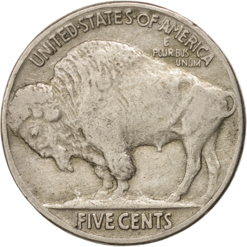 UNITED STATES, Buffalo Nickel, 5 Cents, 1935, U.S. Mint, KM #134, EF(40-45),...