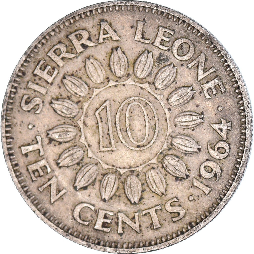 Munten, Sierra Leone, 10 Cents, 1964