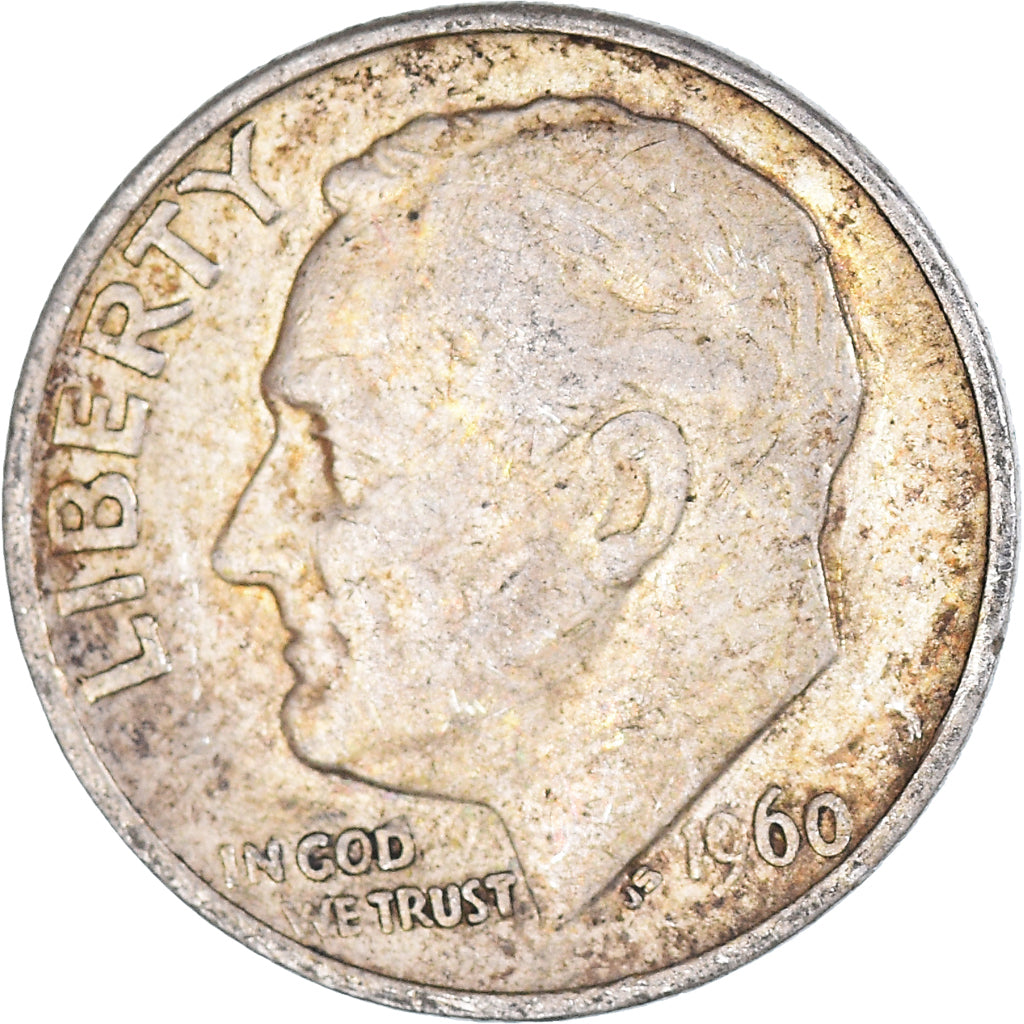 Moeda, Estados Unidos da América, Dime, 1960