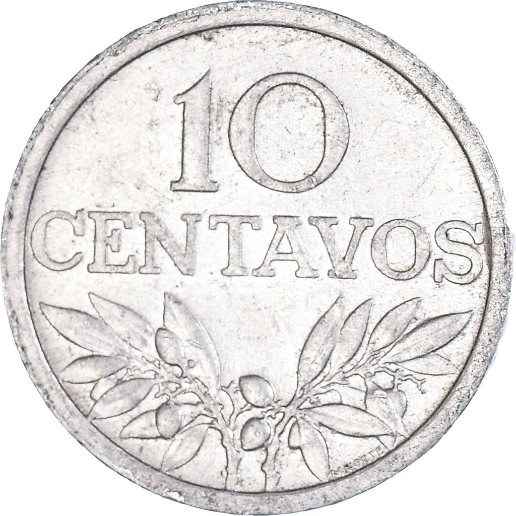 Münze, Portugal, 10 Centavos, 1975