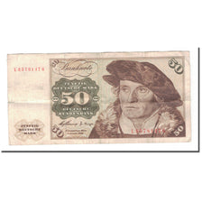 Billete, 50 Deutsche Mark, 1960, ALEMANIA - REPÚBLICA FEDERAL, 1960-01-02