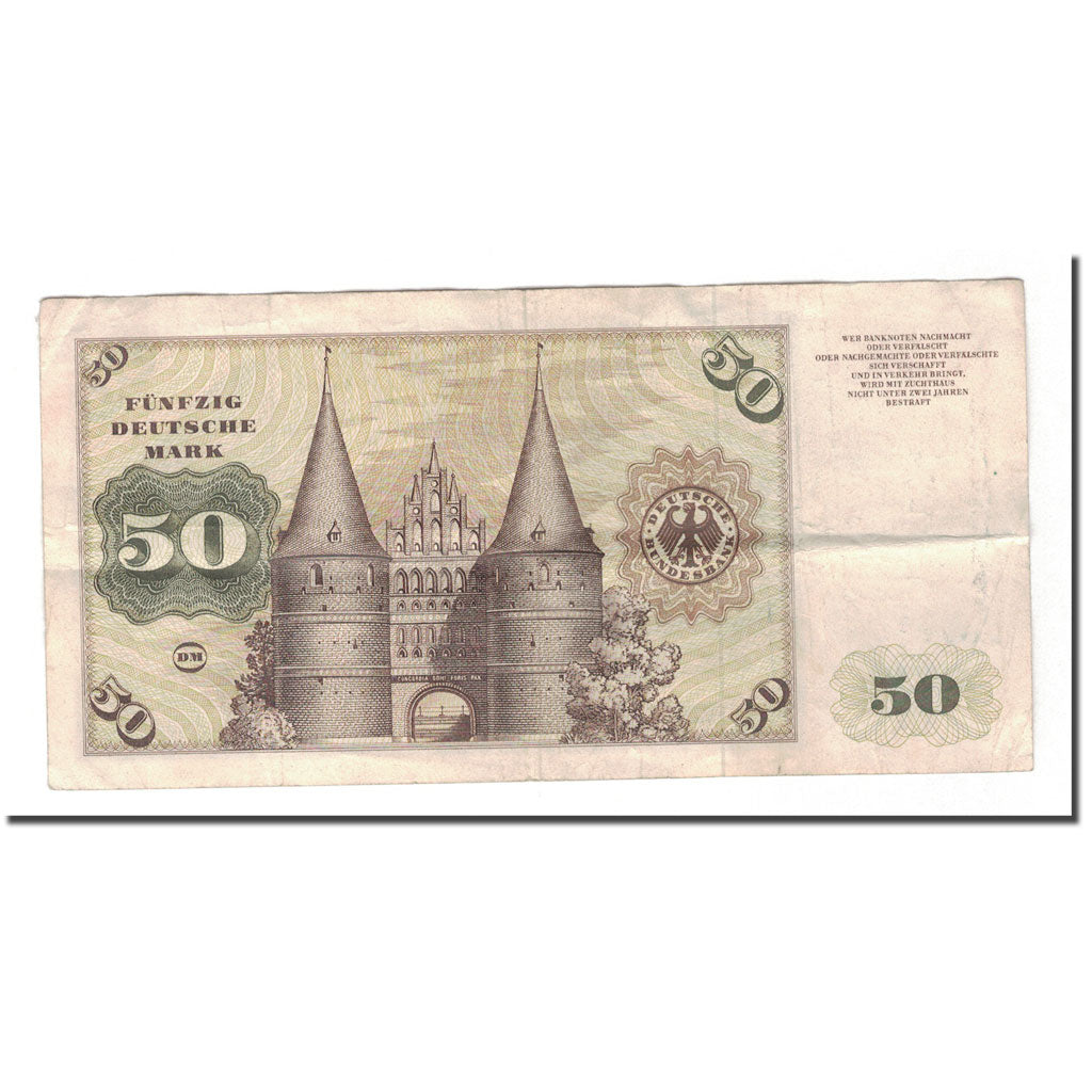 Banknote, GERMANY - FEDERAL REPUBLIC, 50 Deutsche Mark, 1960, 1960-01-02
