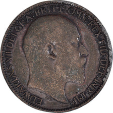 Munten, Groot Bretagne, Farthing, 1908