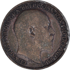 Monnaie, Grande-Bretagne, Farthing, 1908