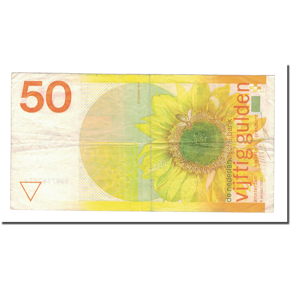 Banknote, Netherlands, 50 Gulden, 1982, 1982-01-04, KM:96, VF(30-35)