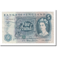 Geldschein, Großbritannien, 5 Pounds, KM:375b, SS