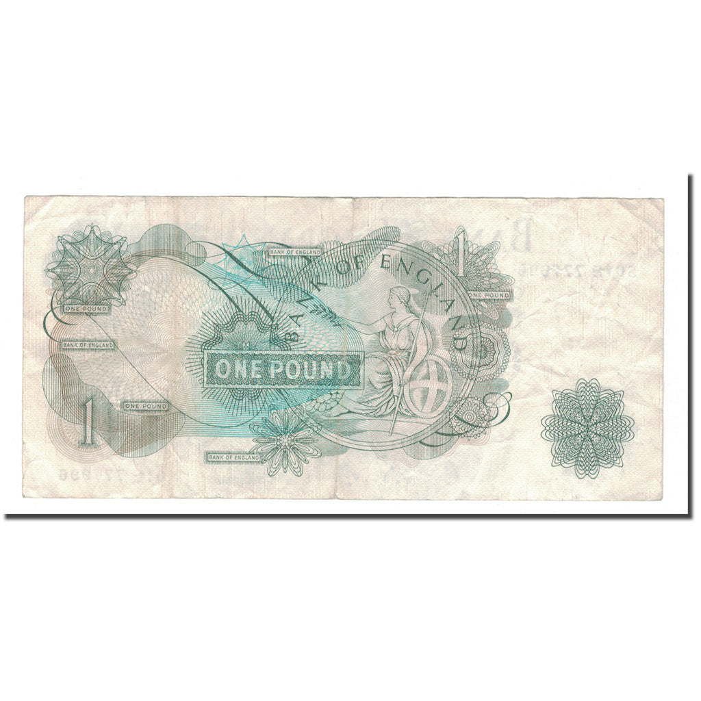 Banknote, Great Britain, 1 Pound, KM:374e, EF(40-45)