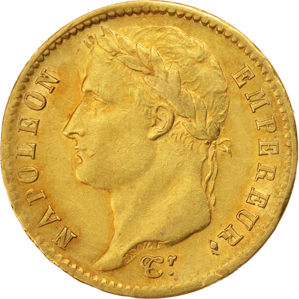 Coin, France, Napoléon I, 20 Francs, 1808, Paris, AU(50-53), Gold, KM:687.1