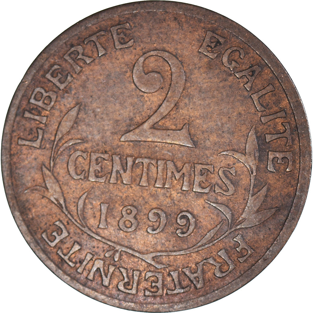 Münze, Frankreich, 2 Centimes, 1899