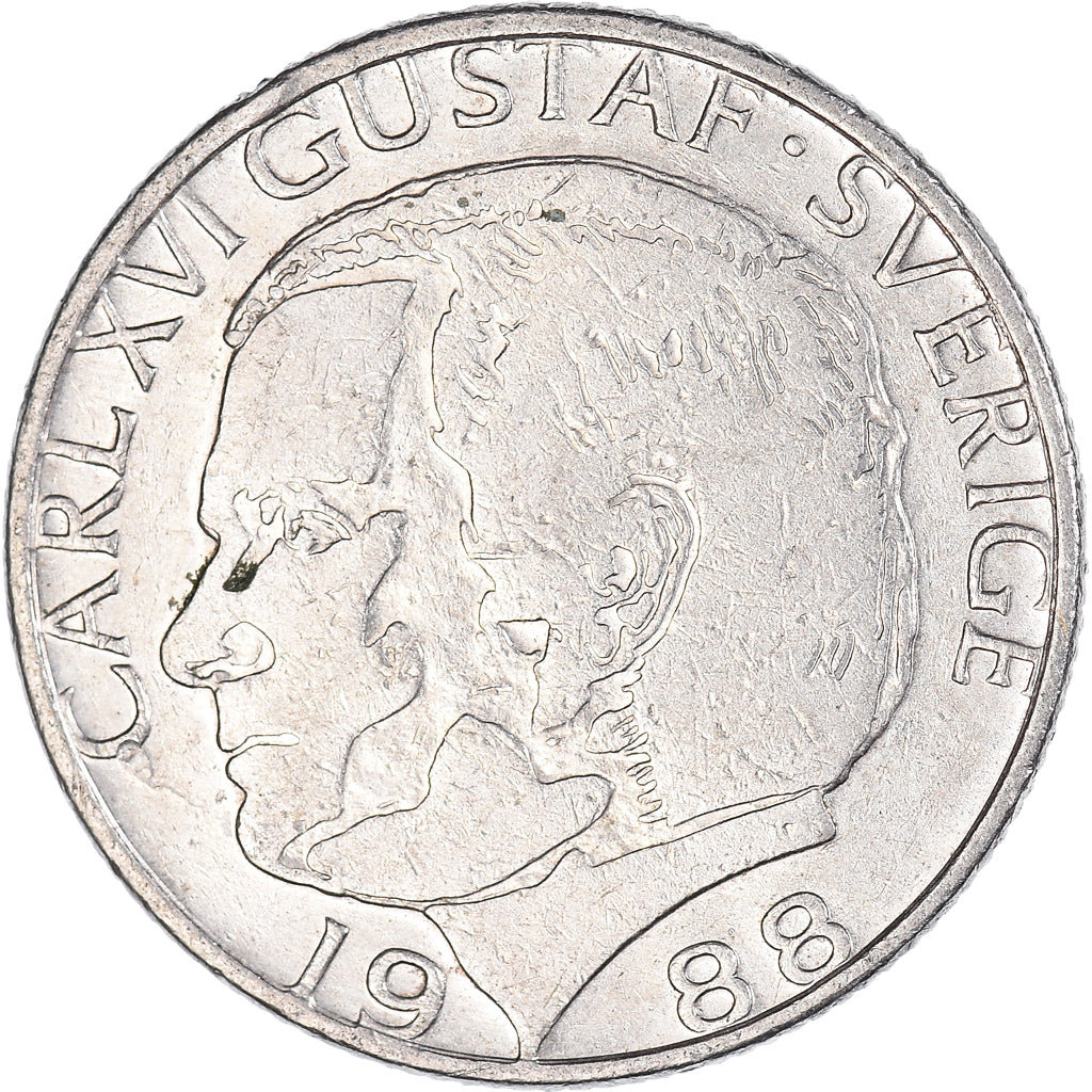 Moneda, Suecia, Krona, 1988