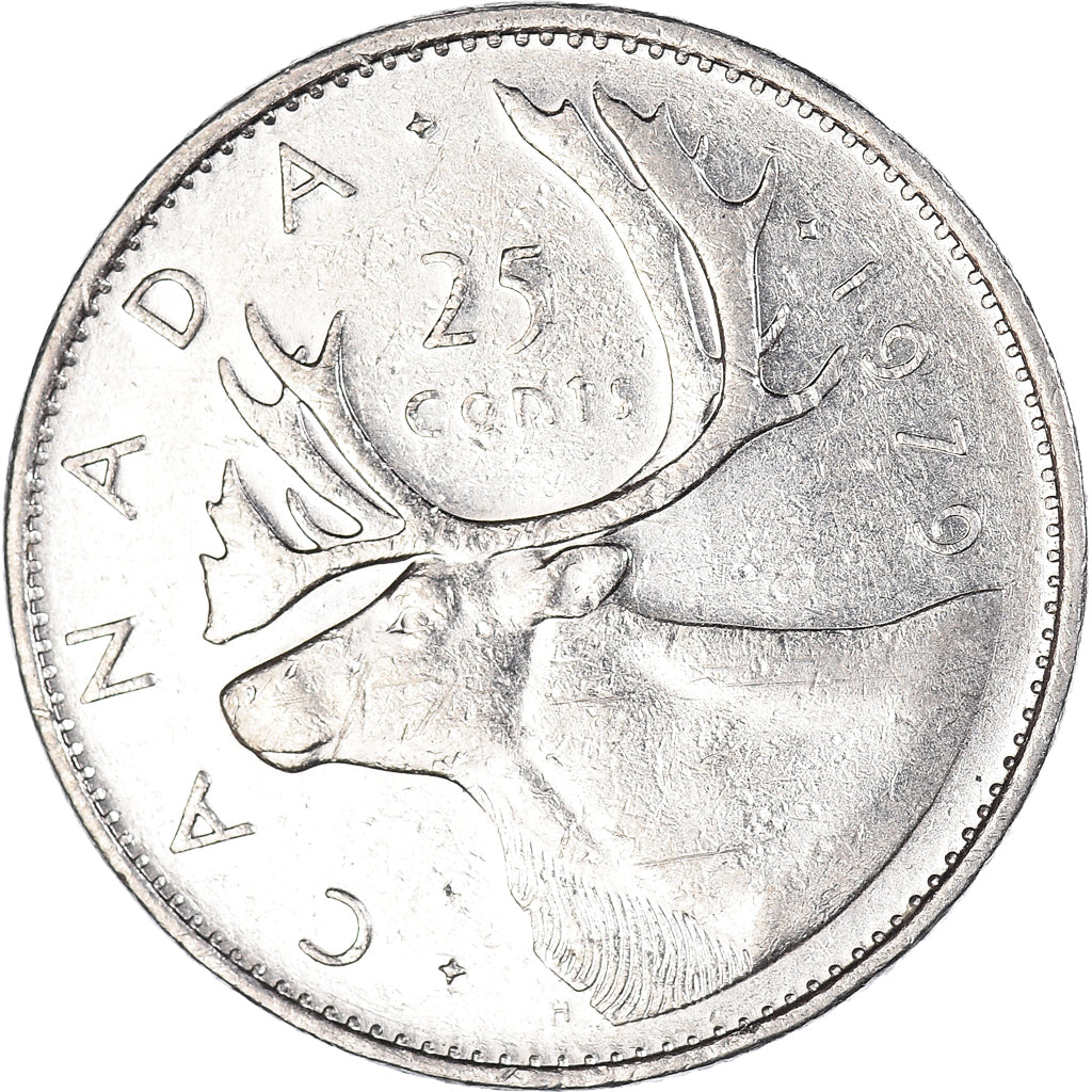 Coin, Canada, 25 Cents, 1970