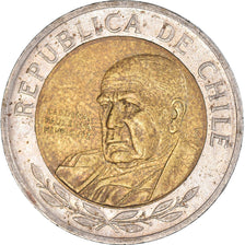 Moneta, Chile, 500 Pesos, 2008