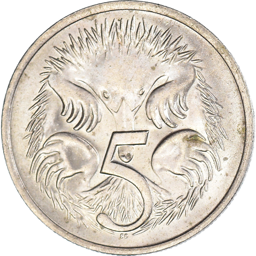 Coin, Australia, 5 Cents, 1983