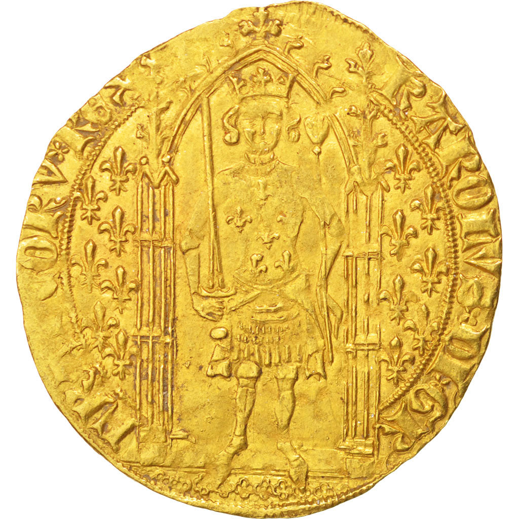 Charles V, Franc à Pied Or, Duplessy 360A