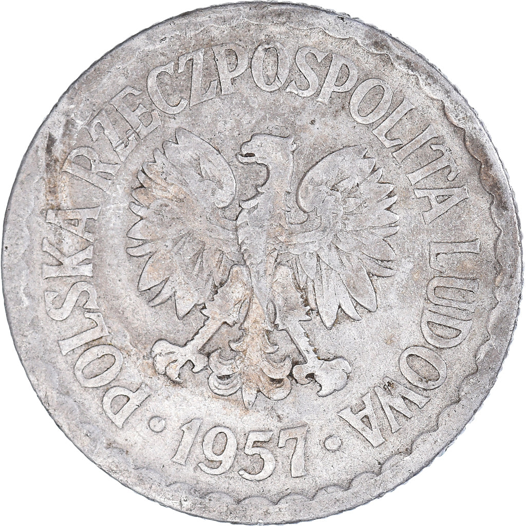 Münze, Polen, Zloty, 1957